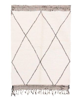 AFK Living Alfombra bereber marroqu&iacute; de pura lana 165 x 226 cm