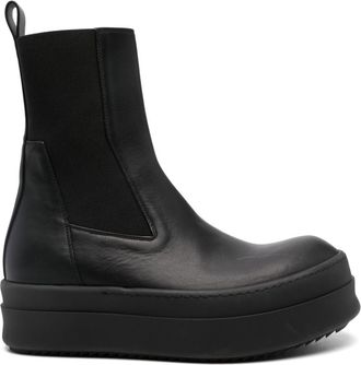 Rick Owens Mega Bumper Beatle boots - men - Calf Leather/Fabric/Calf Leather/Rubber/Fabric - 45 - Black