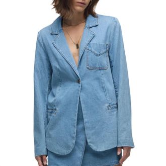Hudson Stylized Boyfriend Blazer In Mountain