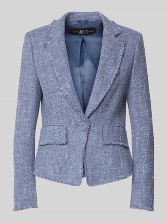 Luisa Cerano Luisa Cerano Blazer mit Fransen in Jeansblau, Größe 44