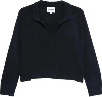Kujten Kujten, Dames, Truien, Blauw, Maat: M Kasjmier