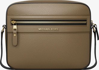 Michael Kors Jet Set Pebbled Leather Crossbody Bag