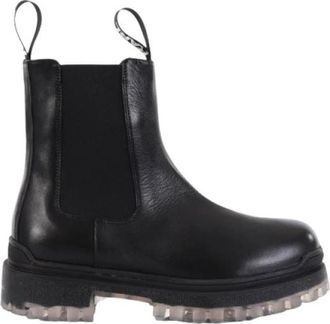 Karl Lagerfeld Biker II Mid Gore Boot - Heren - Chelseaboots - Zwart - 44 EU - Leer - Schoenen