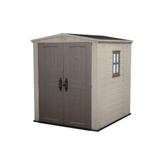 Keter Caseta Cobertizo Resina Jardin Factor 6x6 Keter