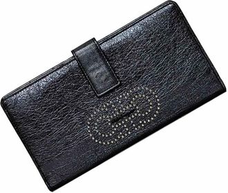 Ferragamo Vara Leather Long Wallet (Bi-Fold) (Pre-Owned)
