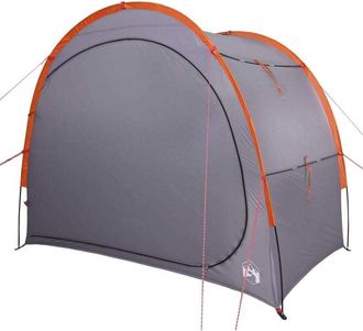 vidaXL Vidaxl - Tenda Portaoggetti Grigio e Arancione Impermeabile