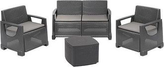 Progarden Set Rattan Bellagio Antracite