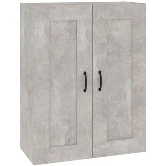 vidaXL Hanging Wall Cabinet Concrete Grey 69.5x32.5x90 cm Vidaxl
