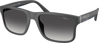 Polo Ralph Lauren PH4195U 55898G Mens Sunglasses Grey Size 57