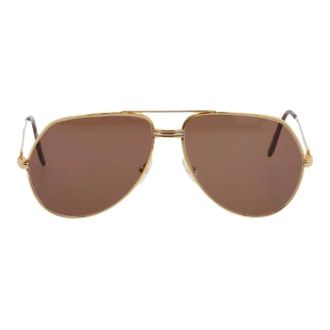 Cartier Pre-owned Accessories, female, Yellow, Size: ONE SIZE Pre-owned Vendome Sunglasses