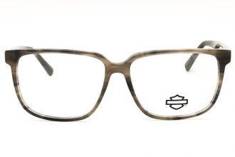 Harley-Davidson HD50123 Rectangular Acetate Eyeglasses - Gray