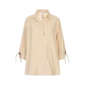 Max Mara Blouses, female, Brown, Size: 2XS Adorni Oversized Blouse