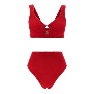 Hunza G Nadine Bikini - female - Hunza G - Bikinis - Red - ONE SIZE - Swimwear