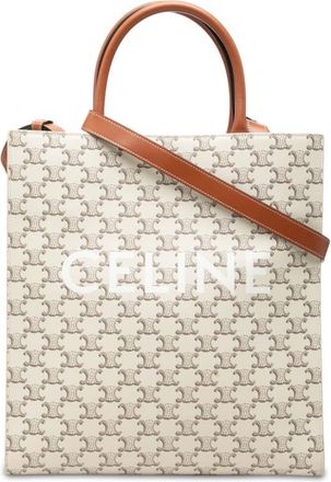 Celine Pre-owned Celine Medium Triomphe Coated Canvas Vertical Cabas Tote Ladies MSLOR6DNSXKWYOA2