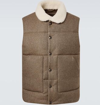 Loro Piana Dug wool and cashmere vest