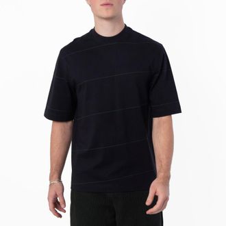 Burberry Striped Cotton Jersey T-Shirt, Size XX-Small