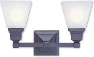 Livex Lighting Livex Mission 2-Light Bronze Bath-Light