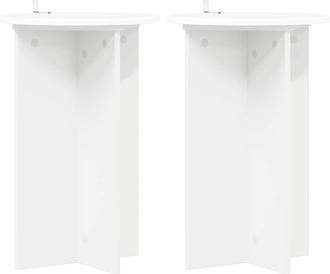 vidaXL Soporte De Plantas 2 Uds. &Oslash;40 X 60 Cm Madera De Ingenier&iacute;a Vidaxl