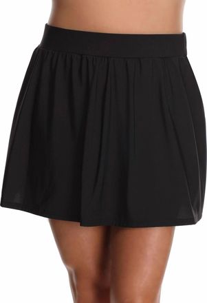Miraclesuit Tummy Control Swimwear Skirt - Plus Size In Black
