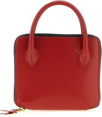 Comme Des Gar&ccedil;ons Handles Wallet - Dames - Portefeuilles - Rood - ONE Size - Leer - Accessoires