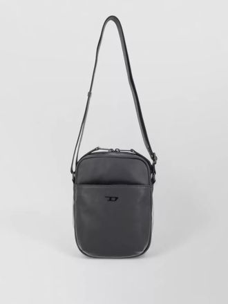 Diesel rave rectangular crossbody bag front pocket