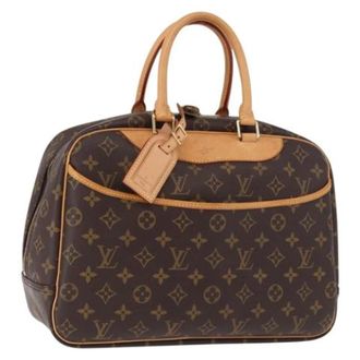 Louis Vuitton Pre-owned Monogram Canvas Hand Bag - Dames - Pre-owned - Bruin - Maat: ONE Size Leer