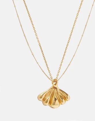 Chlo&eacute; Chlo&eacute; Shell pendant necklace