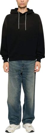 Axel Arigato Hoodies & sweatvesten, Heren, Zwart, XL, Katoen, Gens Washed Hoodie