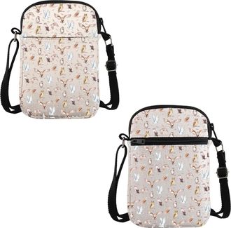 Generic PYOUL Owl Lover Gift Owl Design Crossbody Bag Owl Fan Travel Bird Lover Zookeeper Gift (Owl CB)