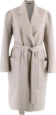 Acne Studios Studios grey carise double face wool & cashmere coat Size XXS