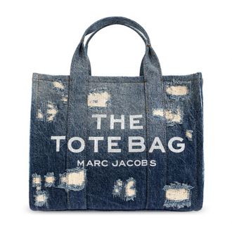 Marc Jacobs THE Tote - Dames - Shoppers - Blauw - ONE Size - Denim - Tassen