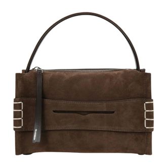 J.W.Anderson Kleine Loafer Tas - Dames - Tassen - Bruin - Maat: ONE Size Leer