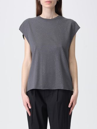 Zadig&Voltaire T-shirts Cloe in jersey di cotone con strass Zadig & Voltaire