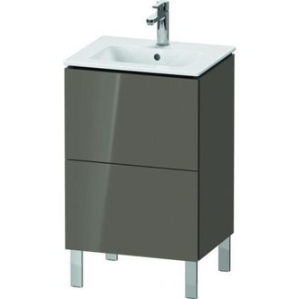 Duravit L-cube Mueble De Ba&ntilde;o De Pie Compact, 2 Cajones, Ancho: - Duravit