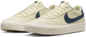 Nike Court Shot Low Top Sneaker in Coconut Milk/Midnight Navy at Nordstrom Rack, Size 10.5