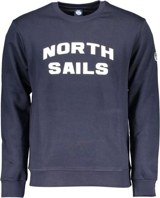 North Sails Heren, Sweatshirts & Hoodies, Blauw, Maat: XL