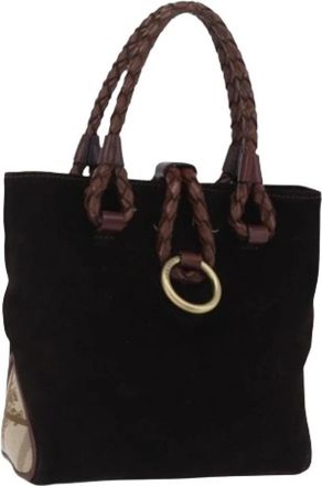 Burberry Pre-owned Vintage Hand Bag - Dames - Vintage Shopper - Bruin - ONE Size - Leer - Vintage