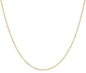 Autentica 20 Diamond Cut Rope Necklace