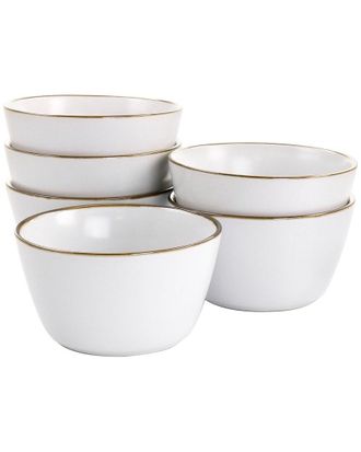 Elama Arthur 6Pc Stoneware Bowl Set