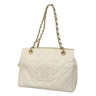 Chanel Pre-owned Shoulder Bags, female, White, Size: ONE SIZE Pre-owned Vintage Shoulder Bag