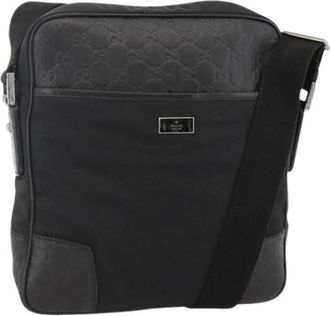 Gucci Pre-owned Vintage Schoudertas - Dames - Vintage Schoudertas - Zwart - ONE Size - Leer - Vintage