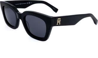 Tommy Hilfiger Womens 51 mm Black Sunglasses TH2052-S-807-51