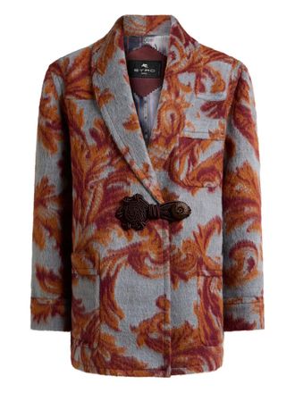 Etro Jas met jacquard - Blauw