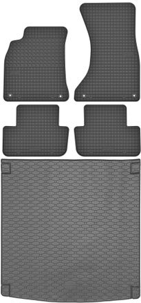 OEM Juego De Alfombrillas De Goma Para Coche Y Maletero Para Audi A4 B8 Kombi (2008-2015)