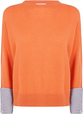 Whyci Sweater Round Neck Wh0573 2108 Pumpkin