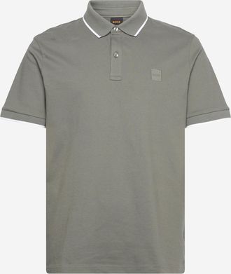 HUGO BOSS Mens Polo Shirt Stretch Cotton Dark Grey T-shirts And Polos