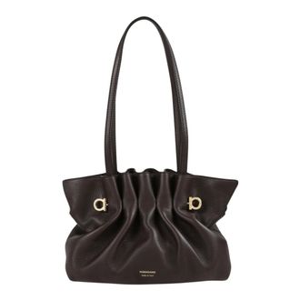 Ferragamo Borsa Morbida - - Bags - Donna - Marrone - ONE SIZE