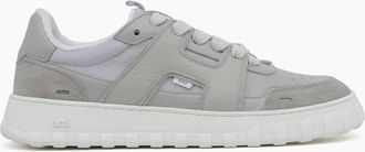 Ami Mens Leather Walk Sneakers Grey - Brown - Size: 10