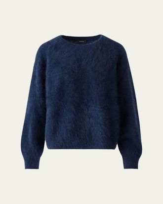 Akris Brushed Cashmere Crewneck Sweater