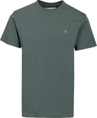 Vivienne Westwood Korte mouw katoenen T-shirt - Heren - T-shirts - Groen - M - Katoen - Tops